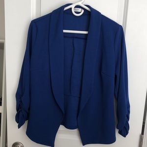 Blue knot blazer